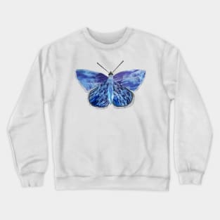 Common blue butterfly Crewneck Sweatshirt